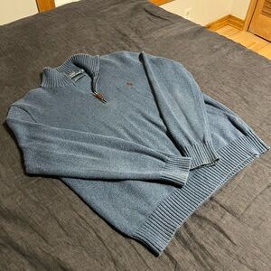 Polo Ralph Lauren Blue Zip-Up Sweater